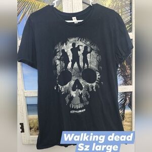 Amc The Walking Dead mens graphic tshirt sz large